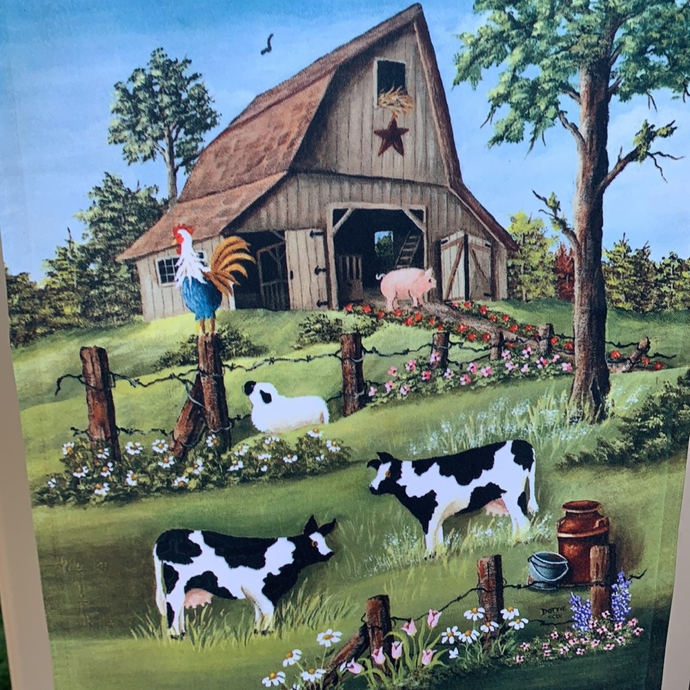 Country farm flag